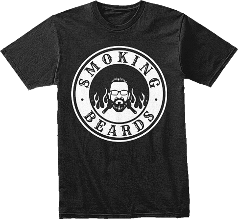 Smoking Beards T-Shirt #1 - Smoking Beards Logo